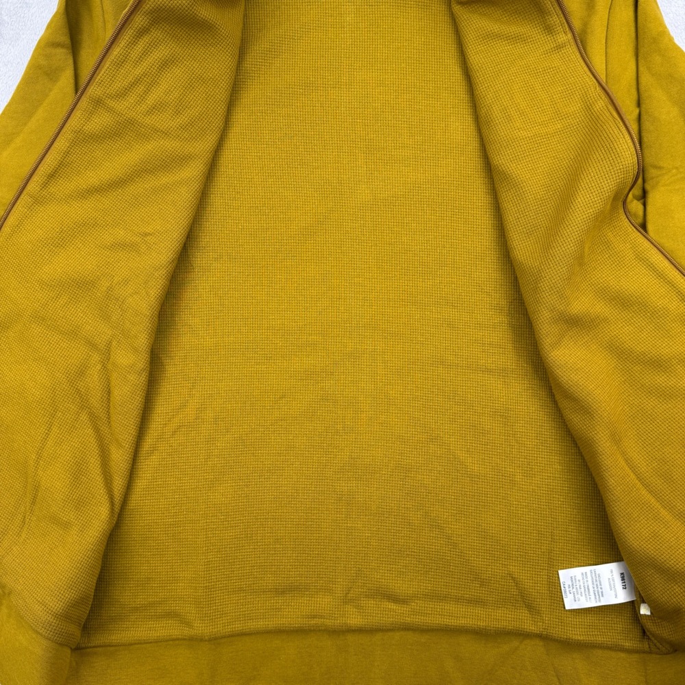 Kangol Hoodie Mens XL Mustard Yellow Embroidered Kangaroo Logo Streetwear‎ - Picture 5 of 10
